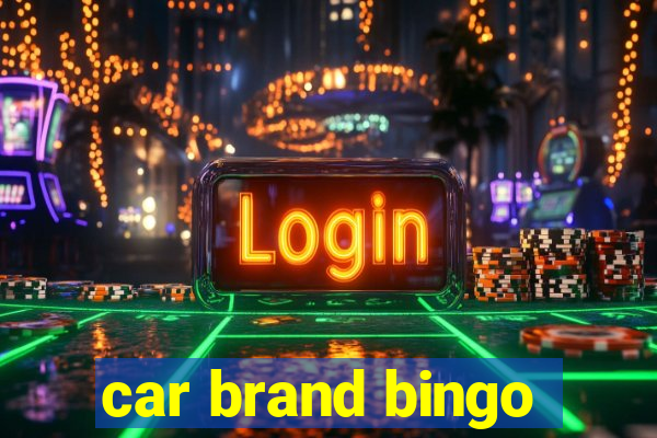 car brand bingo